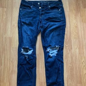 American Eagle jeans with worn knees! Lightly used
